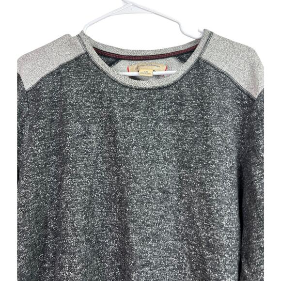 Tommy Bahama Men's Sweater Large Long Sleeve Gray Fleece Lined - Picture 3 of 10